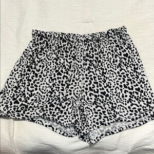 Leopard Print Women's Shorts